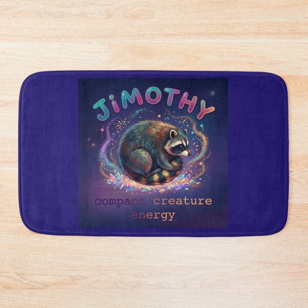 Item preview, Jimothy Raccoon Fantasy Art | Cute Woodland Animal Galaxy Illustration | Whimsical Colorful Nature Design designed and sold by Bhaskar Digital Art.