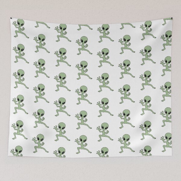 Item preview, Funny Green Alien Ninja Cartoon designed and sold by zerastore.