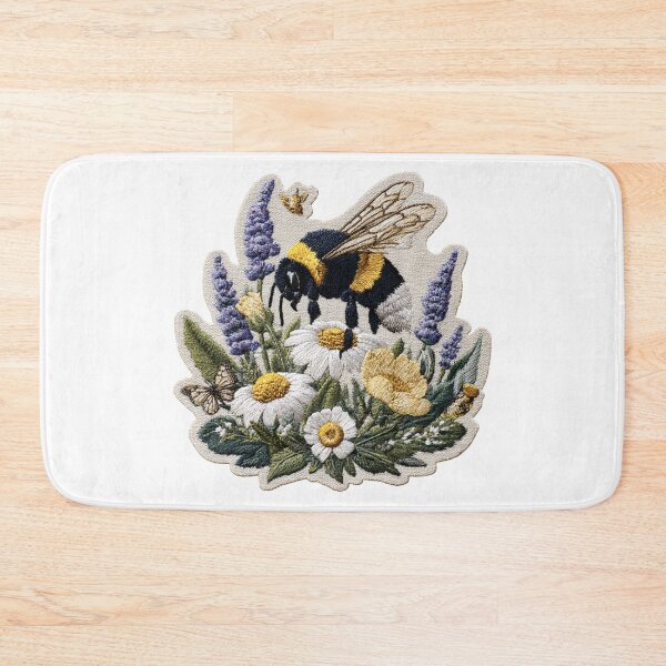 Item preview, Bee in the flower field Patch designed and sold by filou designs.