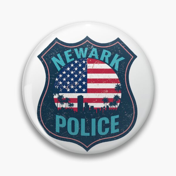 Item preview, Newark Police American Flag Badge T-Shirt, Officer Support Gift, Police Department Graphic Tee designed and sold by pawsome purrfect.