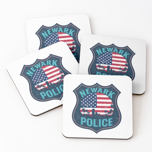 Item preview, Newark Police American Flag Badge T-Shirt, Officer Support Gift, Police Department Graphic Tee designed and sold by pawsome purrfect.