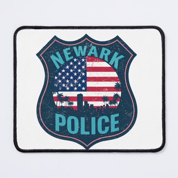 Item preview, Newark Police American Flag Badge T-Shirt, Officer Support Gift, Police Department Graphic Tee designed and sold by pawsome purrfect.