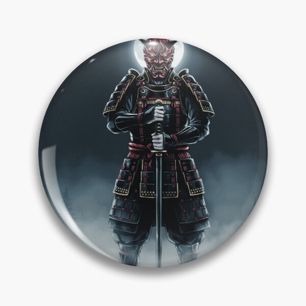 Item preview, Oni Mask Samurai Under the Full Moon designed and sold by Timonvossler59.