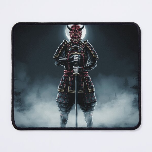 Item preview, Oni Mask Samurai Under the Full Moon designed and sold by Timonvossler59.