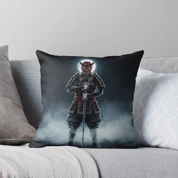 Item preview, Oni Mask Samurai Under the Full Moon designed and sold by Timonvossler59.