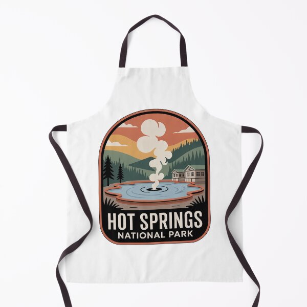 Item preview, Hot Springs National Park Vintage Travel Badge designed and sold by Teelogic.