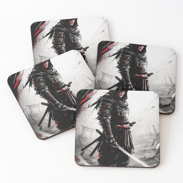 Item preview, Hooded Ronin with Katana Japanese Ink Art designed and sold by Timonvossler59.