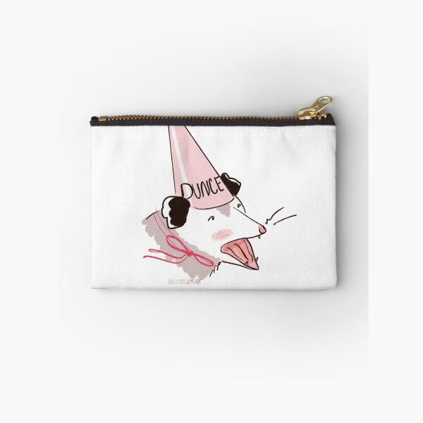 Item preview, Screaming Opossum Wearing Dunce Hat - Funny Cute Animal Art designed and sold by JossDesign15.