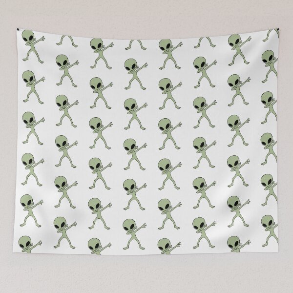Item preview, Funny Dabbing Green Alien Cartoon designed and sold by zerastore.