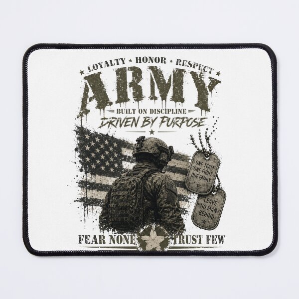 Item preview, Army | Built on Discipline | Military Soldier Graphic | Fear None Trust Few designed and sold by Twisted Visions.