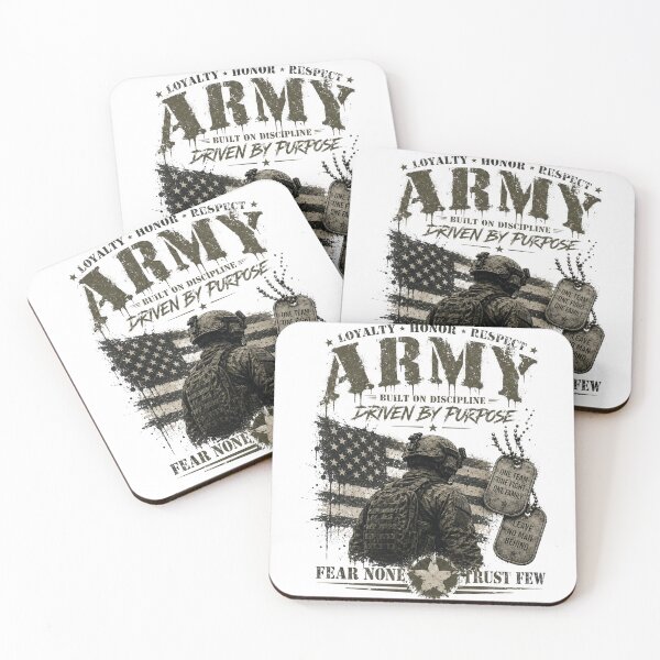Item preview, Army | Built on Discipline | Military Soldier Graphic | Fear None Trust Few designed and sold by Twisted Visions.