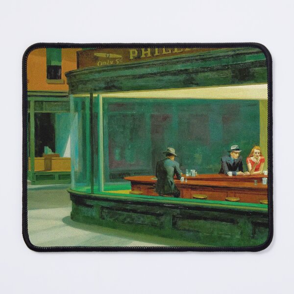Item preview, Romantic Love Coffe Nighthawks designed and sold by monlumo.