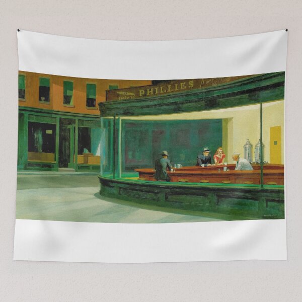 Item preview, Romantic Love Coffe Nighthawks  designed and sold by monlumo.