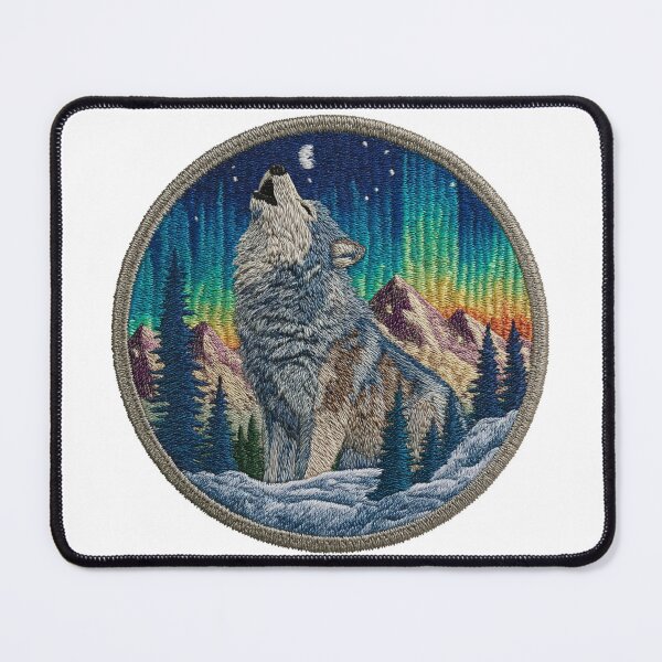 Item preview, Polarwolf Patch Aurora designed and sold by filou designs.