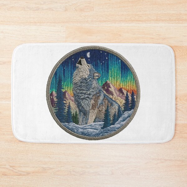 Item preview, Polarwolf Patch Aurora designed and sold by filou designs.