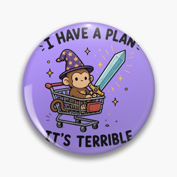 Item preview, I Have A Plan Monkey Wizard designed and sold by MonkiFlipp.