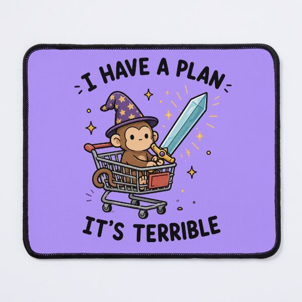 Item preview, I Have A Plan Monkey Wizard designed and sold by MonkiFlipp.