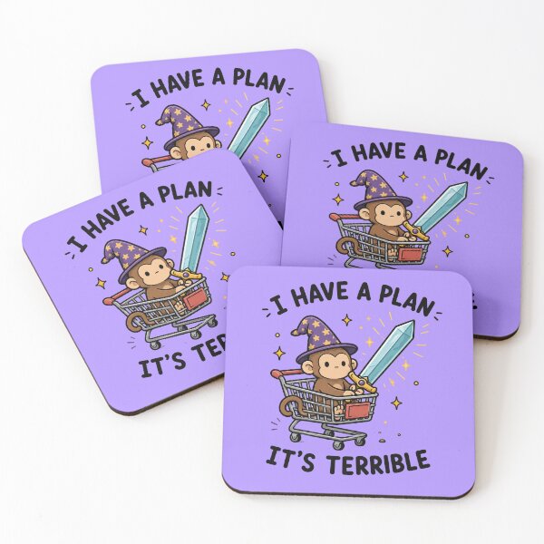 Item preview, I Have A Plan Monkey Wizard designed and sold by MonkiFlipp.
