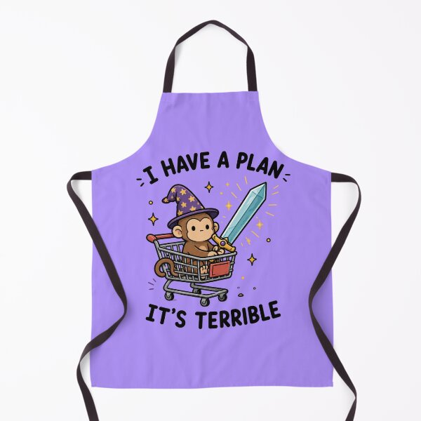 Item preview, I Have A Plan Monkey Wizard designed and sold by MonkiFlipp.