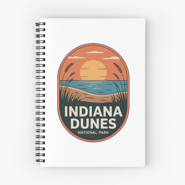 Item preview, Indiana Dunes National Park Vintage Travel Badge designed and sold by Teelogic.