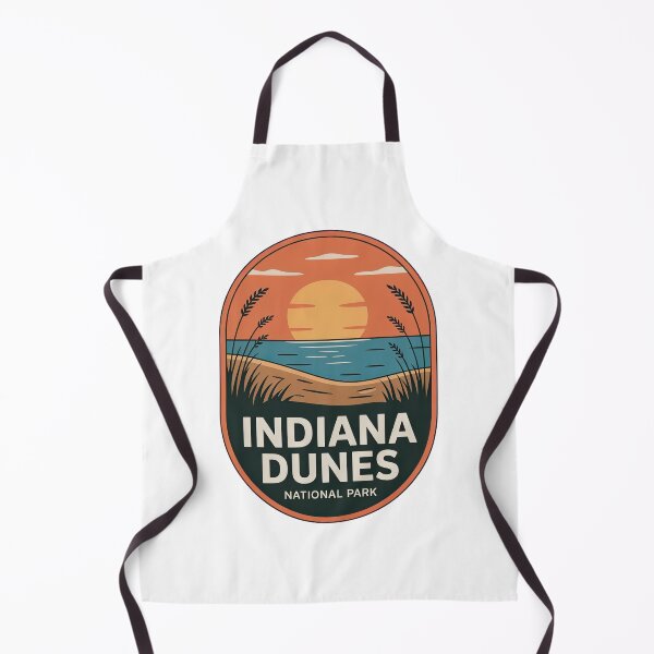 Item preview, Indiana Dunes National Park Vintage Travel Badge designed and sold by Teelogic.