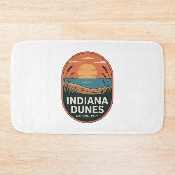 Item preview, Indiana Dunes National Park Vintage Travel Badge designed and sold by Teelogic.