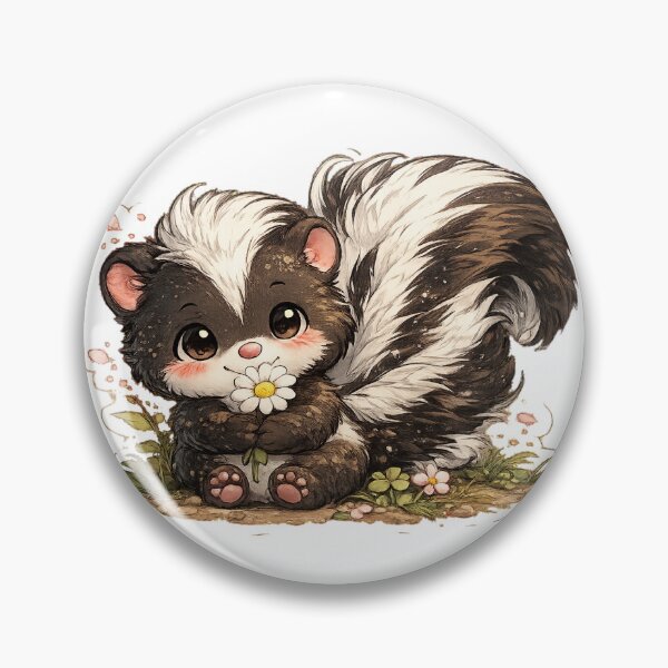 Item preview, Shy Baby Skunk designed and sold by InkPixell.