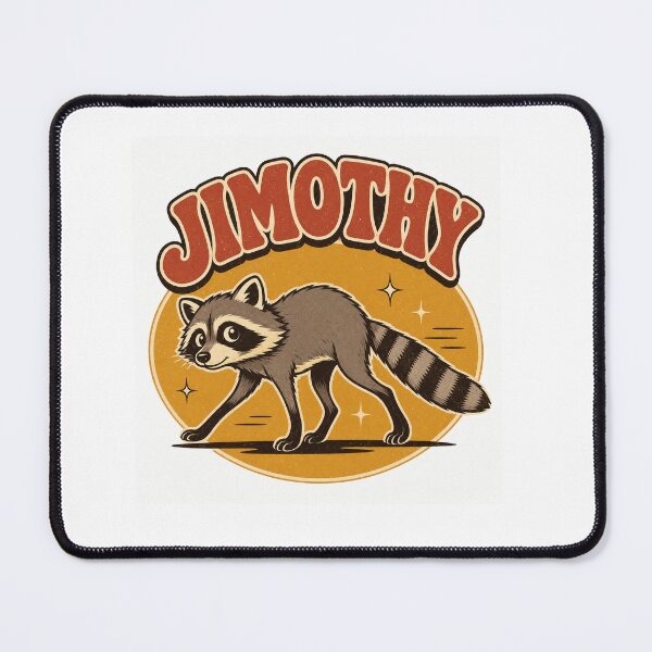 Item preview, Brand-New Old-School Jimothy Raccoon designed and sold by ANALOG MISCHIEF.