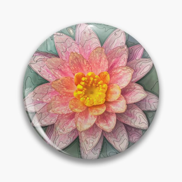 Item preview, Water Lily Topography designed and sold by Jomsunshine.