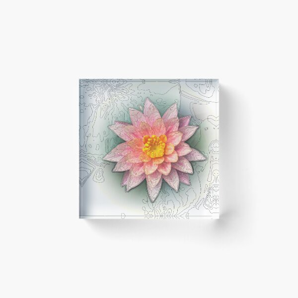 Item preview, Water Lily Topography designed and sold by Jomsunshine.