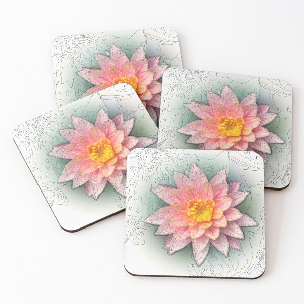 Item preview, Water Lily Topography designed and sold by Jomsunshine.