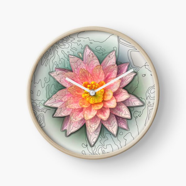 Item preview, Water Lily Topography designed and sold by Jomsunshine.