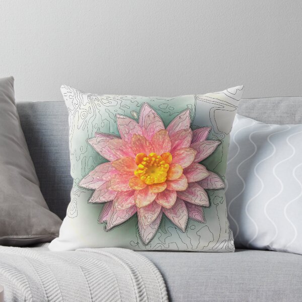 Item preview, Water Lily Topography designed and sold by Jomsunshine.