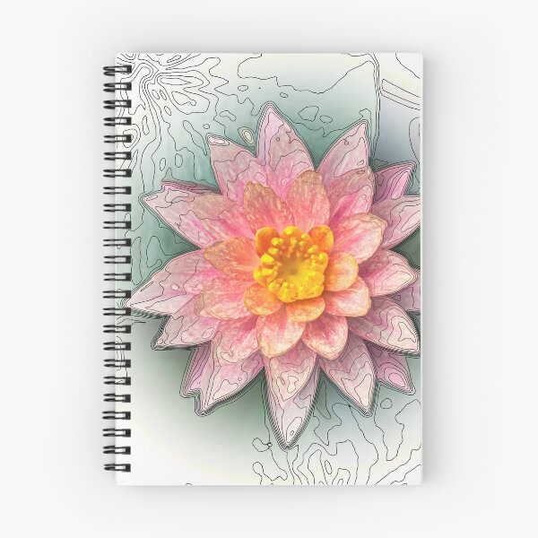 Item preview, Water Lily Topography designed and sold by Jomsunshine.