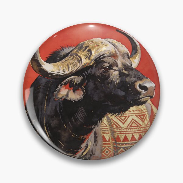 Item preview, "African Pop Art: Buffalo" designed and sold by  BoomPoster.