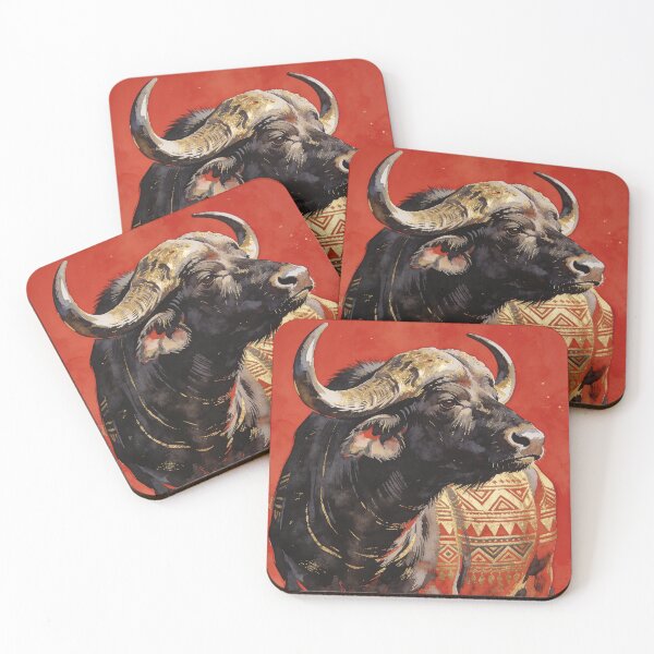 Item preview, "African Pop Art: Buffalo" designed and sold by  BoomPoster.