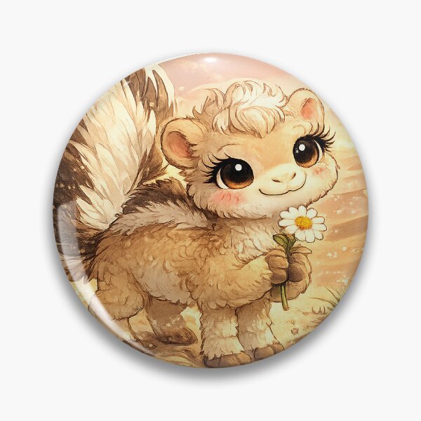 Item preview, Fluffy Baby Skunk in the Desert designed and sold by InkPixell.