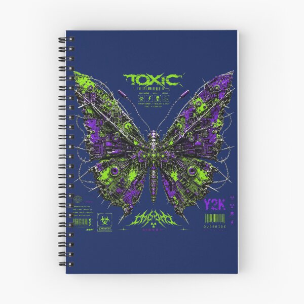 Item preview, Cyberpunk Y2K Butterfly Neon Acid Gothic Grunge designed and sold by W&RParadise.