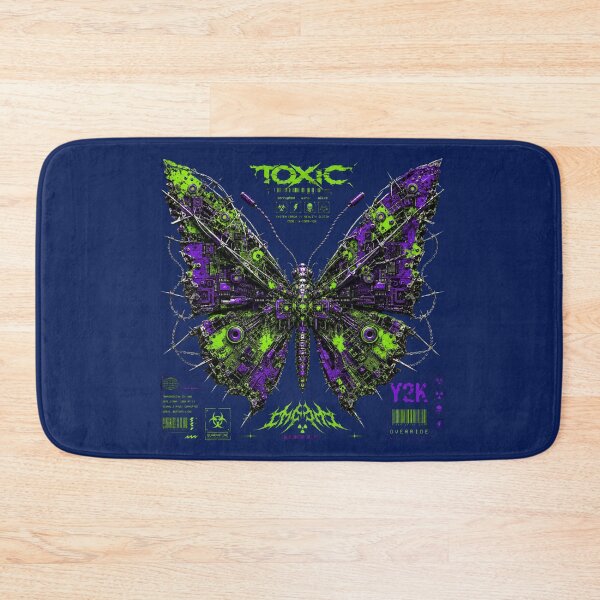 Item preview, Cyberpunk Y2K Butterfly Neon Acid Gothic Grunge designed and sold by W&RParadise.