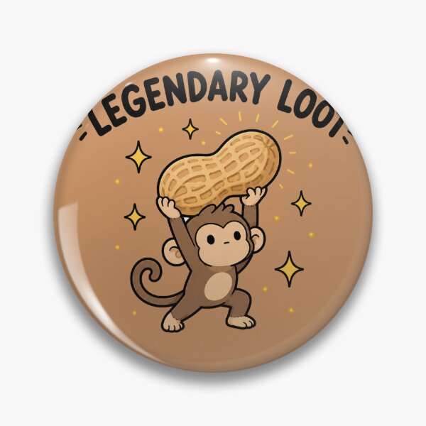 Item preview, Legendary Loot Funny Monkey designed and sold by MonkiFlipp.