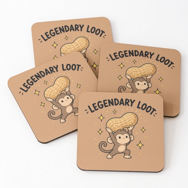 Item preview, Legendary Loot Funny Monkey designed and sold by MonkiFlipp.