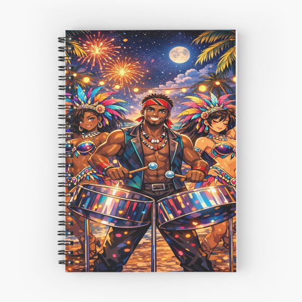 Aperçu de l'œuvre Fête de plage pour le carnaval créée et vendue par 5PalmsCreative.
