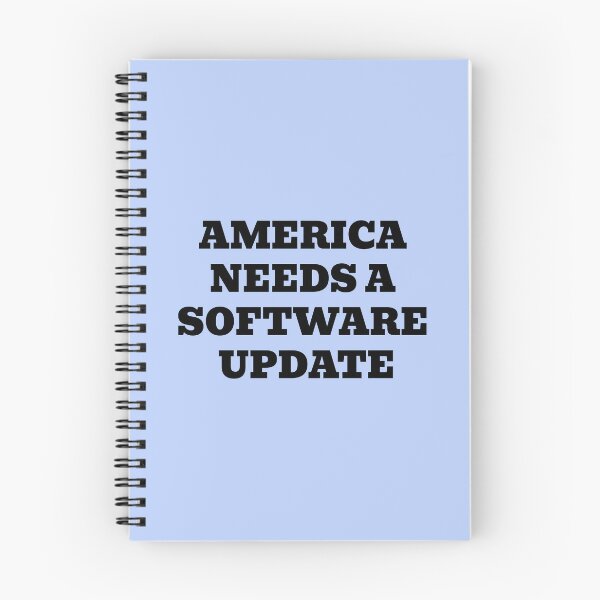 Item preview, America Needs a Software Update | Funny Political Satire designed and sold by WakeNBake-Tees.