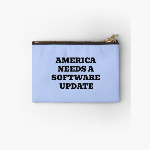 Item preview, America Needs a Software Update | Funny Political Satire designed and sold by WakeNBake-Tees.