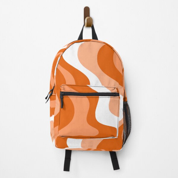 Item preview, Liquid Swirl Retro Abstract in oranges tones, Cream, and White designed and sold by Differenceee.