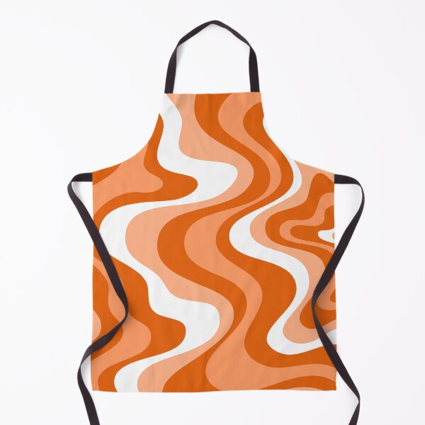 Item preview,  Liquid Swirl Retro Abstract in oranges tones, Cream, and White designed and sold by Differenceee.