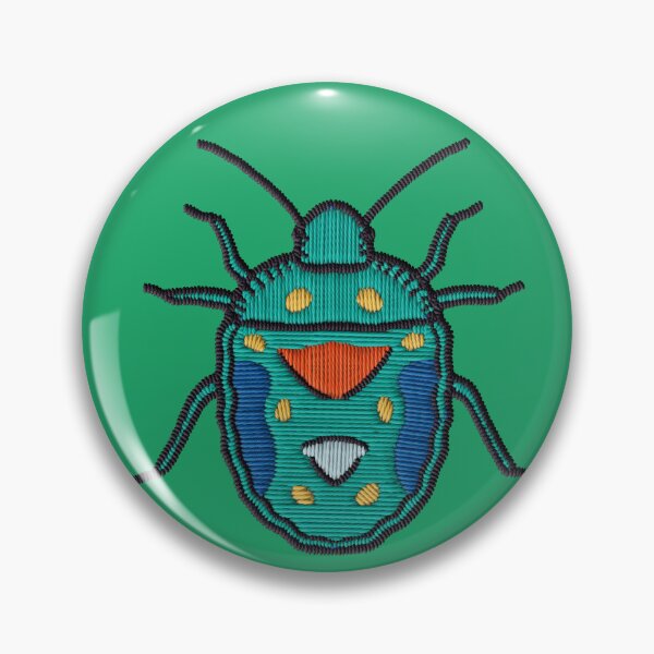 Item preview, Embroidered Jewel Bug Patch | Colorful Beetle Nature Aesthetic designed and sold by · GAMING SOUL ·.