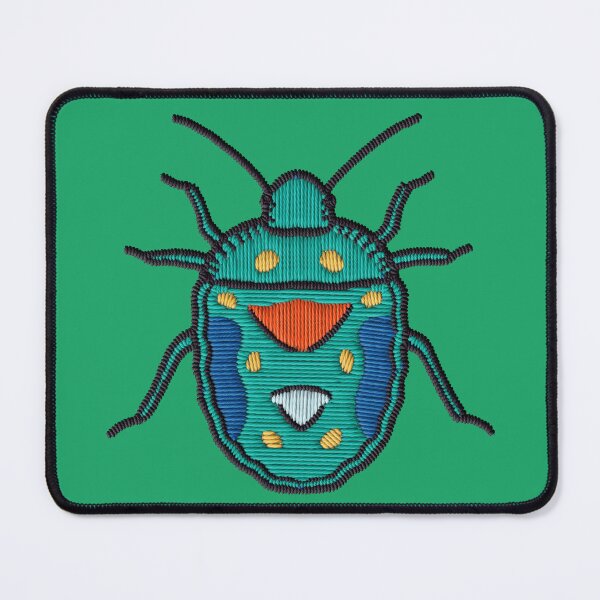 Item preview, Embroidered Jewel Bug Patch | Colorful Beetle Nature Aesthetic designed and sold by · GAMING SOUL ·.