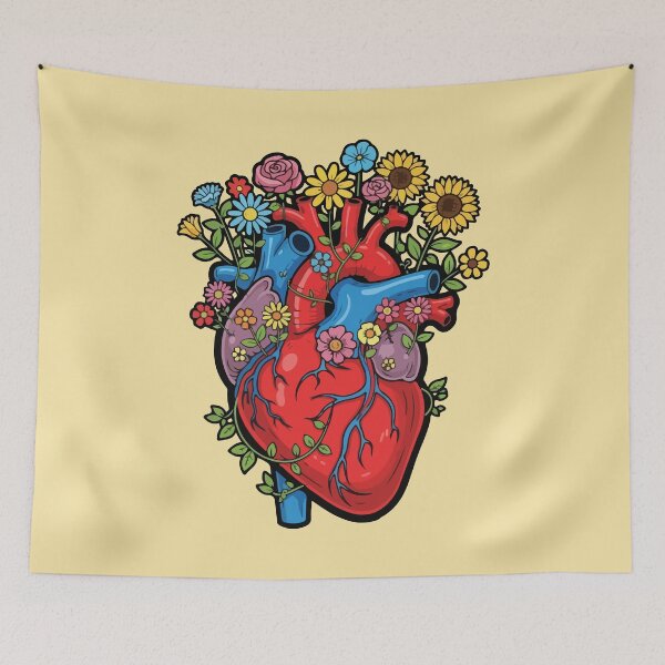 Item preview, Blooming Anatomical Heart designed and sold by BrownHorse90s.