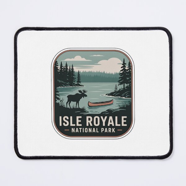 Item preview, Isle Royale National Park Vintage Travel Badge designed and sold by Teelogic.